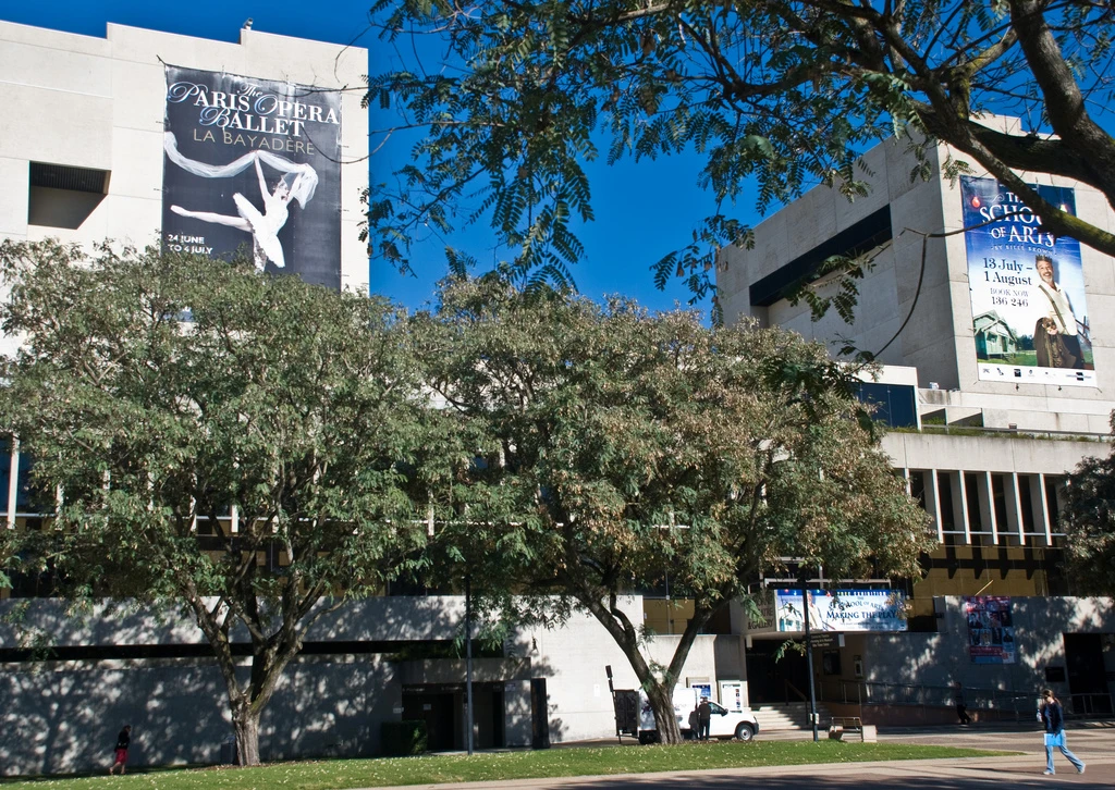 QPAC Brisbane, closeup