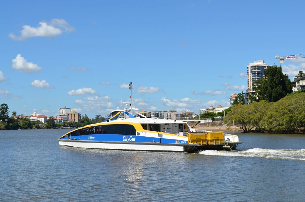 Brisbane City Cat Fast River Boat Brisbane City Cat Fast River Boat