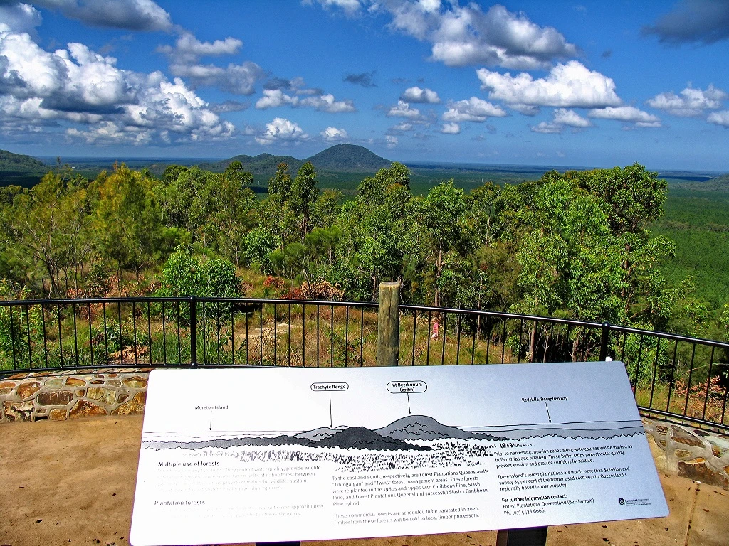 Glasshouse Mountains in Queensland, Australia