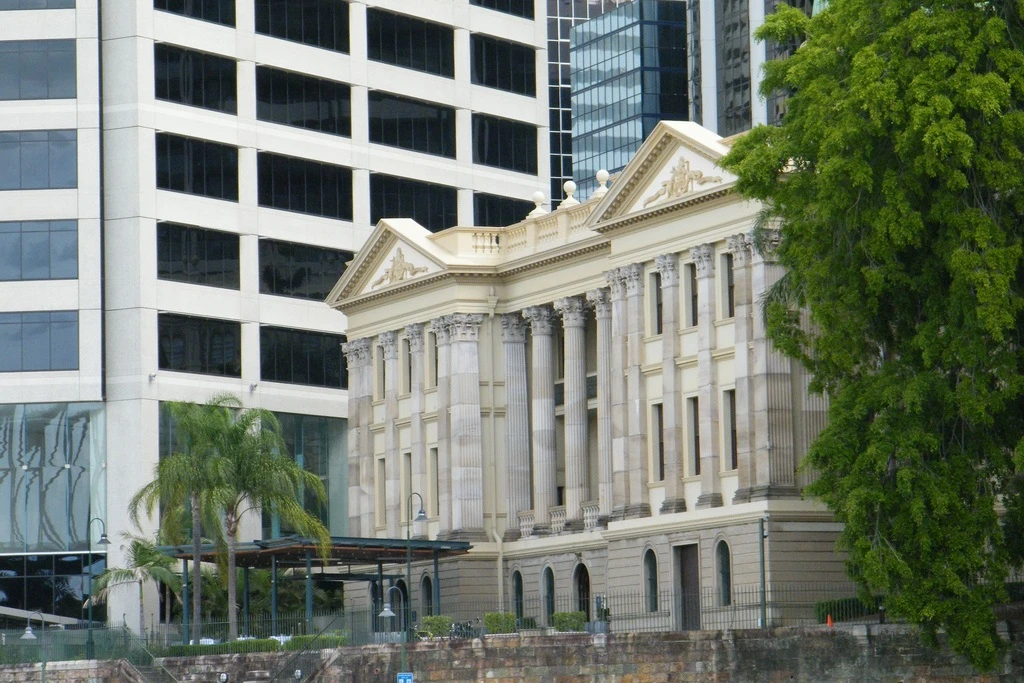 Shopping in Brisbane, old Customs building Shopping in Brisbane, old Customs building