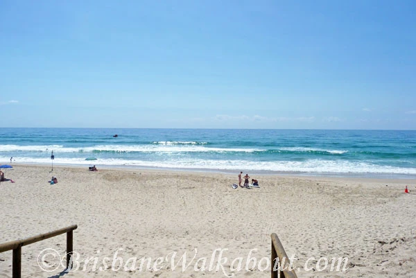 The golden sands of Peregian Beach near Noosa