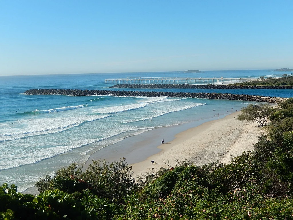 Gold Coast Australia, Rainbow Bay surfer